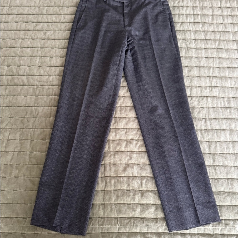 Zanella Charcoal Dress Pants for Men